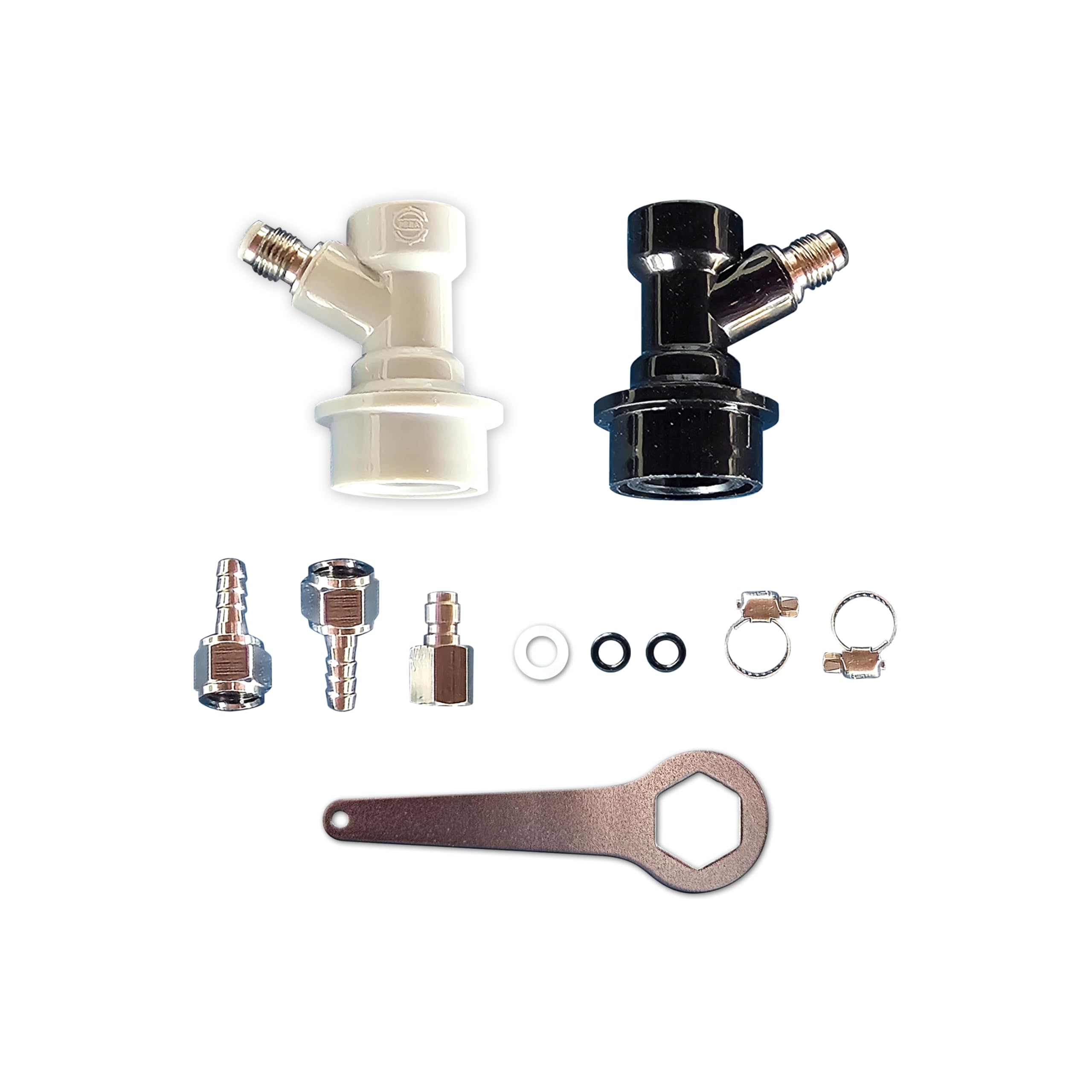 Real C. S. Double Gauge CO2 Professional Regulator, 0-230 PSI Adjustable Pressure, for Draft Beer, Soda Bars, Kombucha,Valve CGA320 2YR USA Warranty