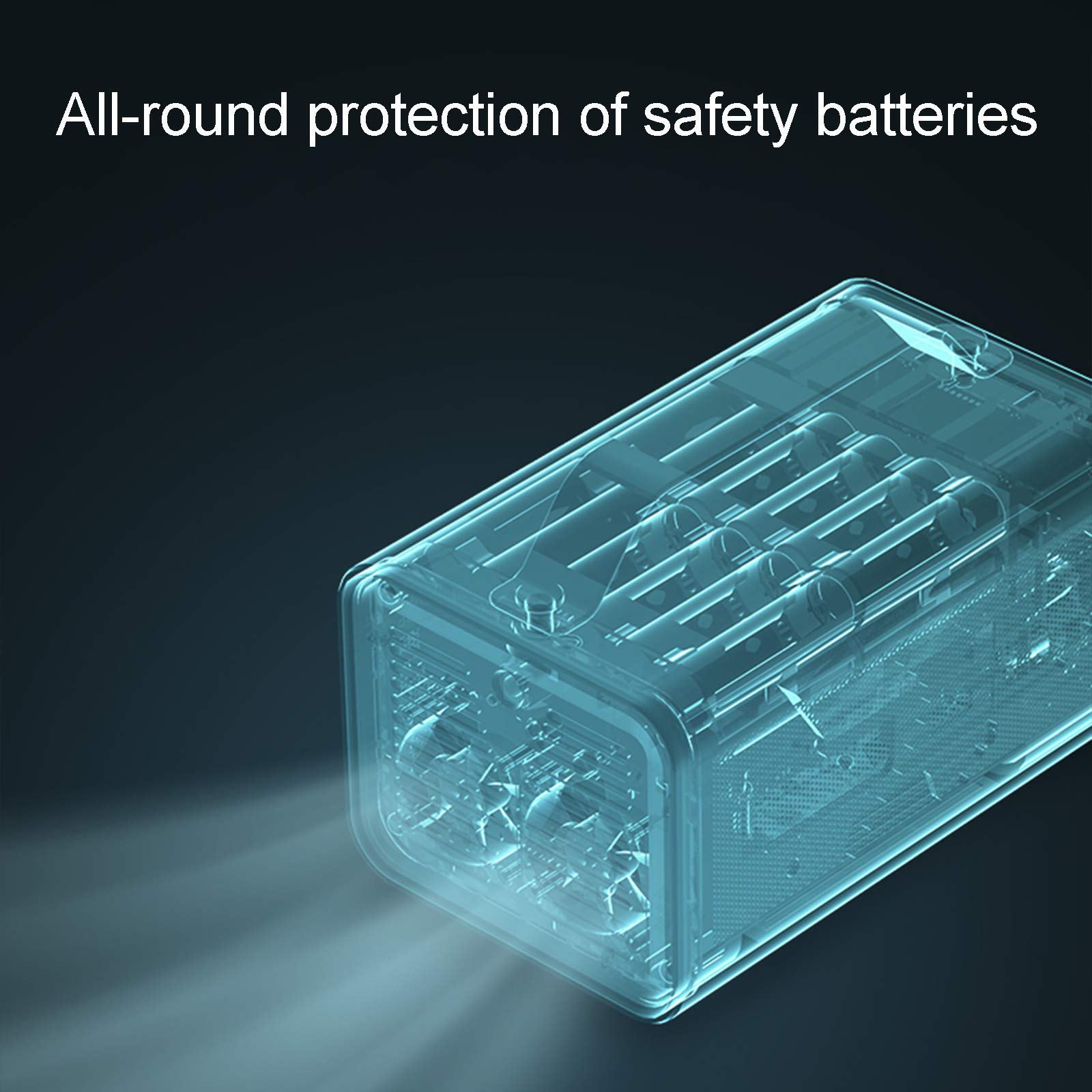 62400mAh generador portátil Recargable de Litio Paquete Generador de batería, 12V, Fuente de alimentación USB Salida Fuera de la Red de Emergencia para Acampar de Copia de Seguridad