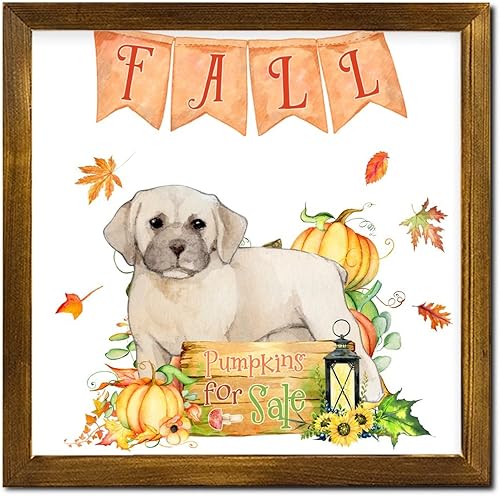 Fall Pumpkins Sale with American Bully Dog Wood Framed Sign Autumn Harvest Hanging Wood Sign Rustic Wood Decor Farmhouse Wall Hanging Plaque for Fall Pumpkins Sale with American Bully Dog Wood Framed Sign Autumn Harvest Hanging Wood Sign Rustic Wood Decor Farmhouse Wall Hanging Plaque for
