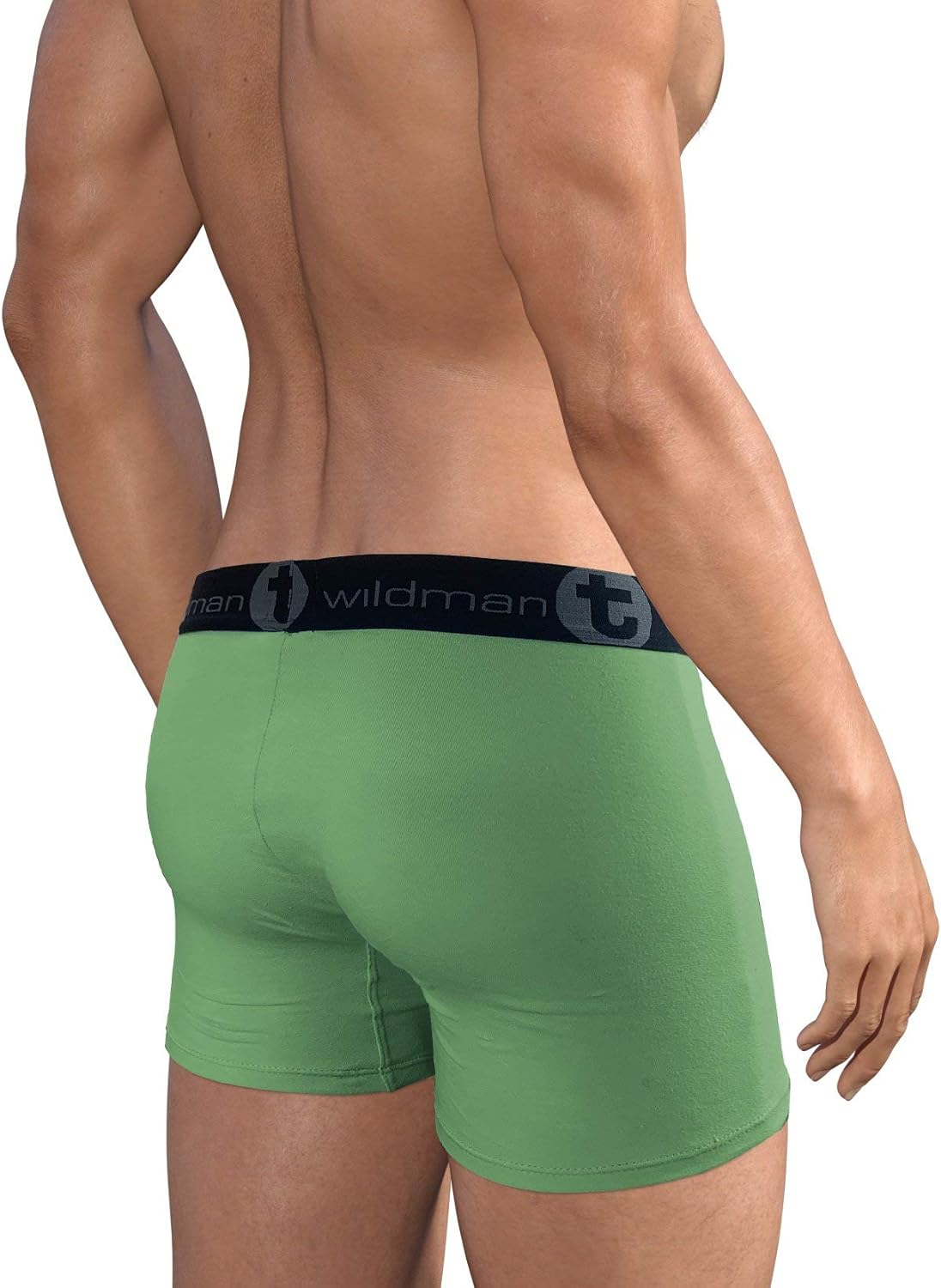 Wildmant Big Boy Pouch 5" Inseam Boxer Brief Green