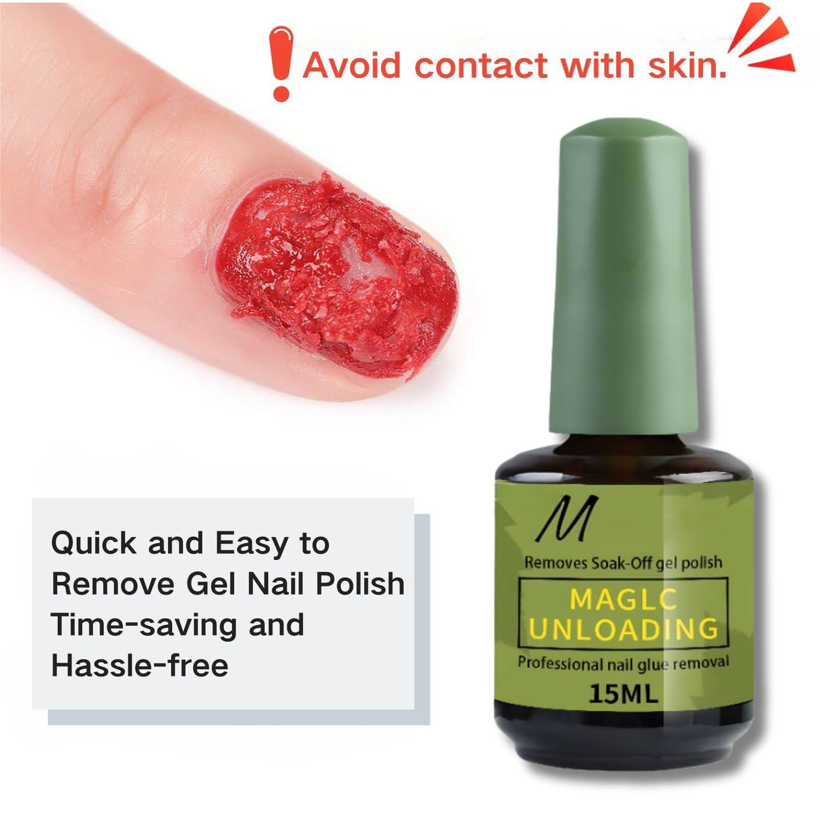 Amazon.com : Gel Polish Remover - Quickly & Easily Remove Gel Nail
