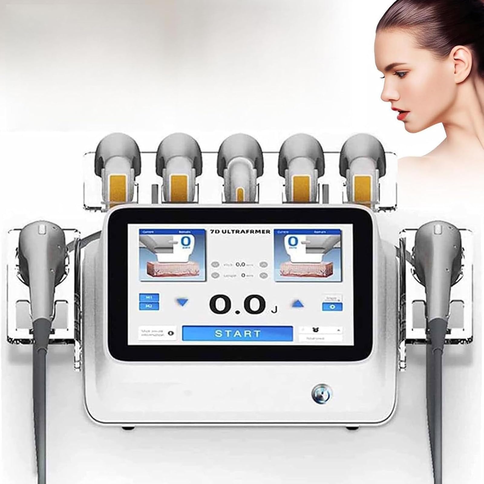 Dispositivo Estetico Viso 7d Hifu E Trattamento Corpo Snellente
