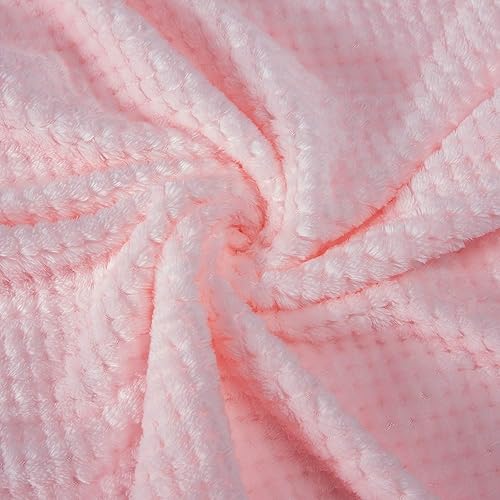 Miniatura 131 de Manta o manta mullida para bebé niña o niño, suave cálido y acogedor polar coral para bebé, bebé o recién nacido, manta de recepción para cuna, Blue