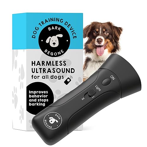 Bark Begone 2023 Ultrasonic Dog Bark Deterrent & Behavior Corrector