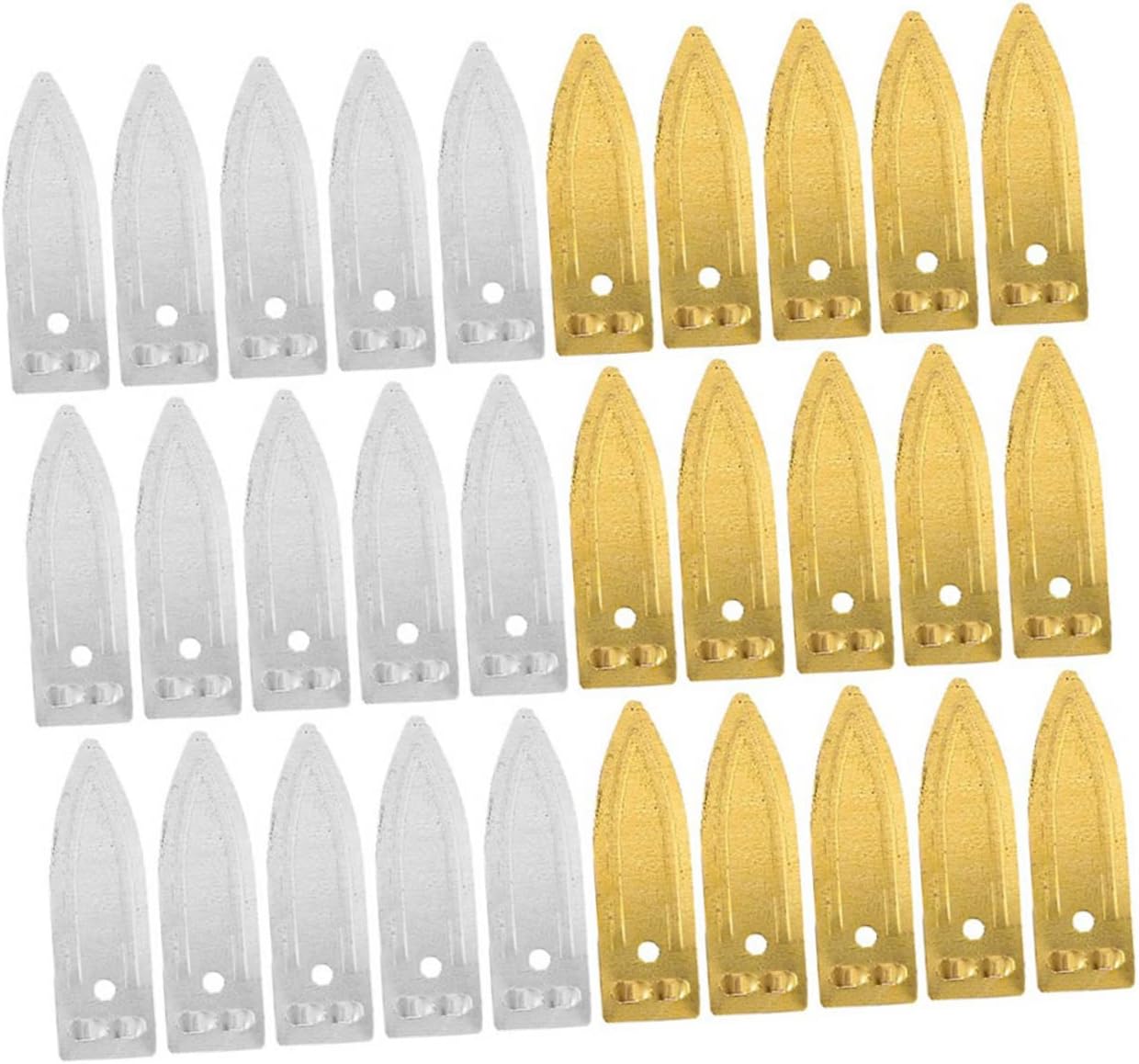 Zinc Strip 30pcs Sheet Copper Zinc Electroplating Metal Sheet Electrode