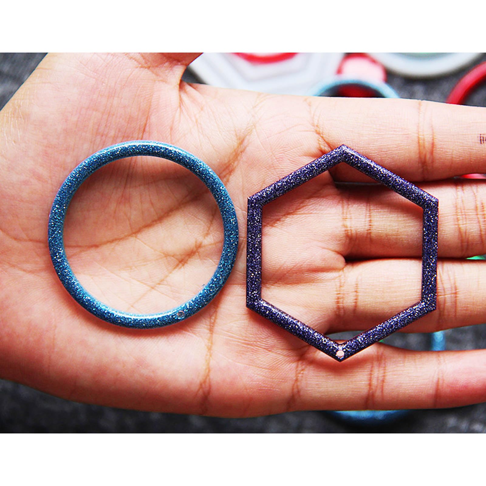 Stampi Per Anelli In Silicone - 8 Misure, 3 Forme, Per Resina Fai Da Te E Gioielli - Foto 5