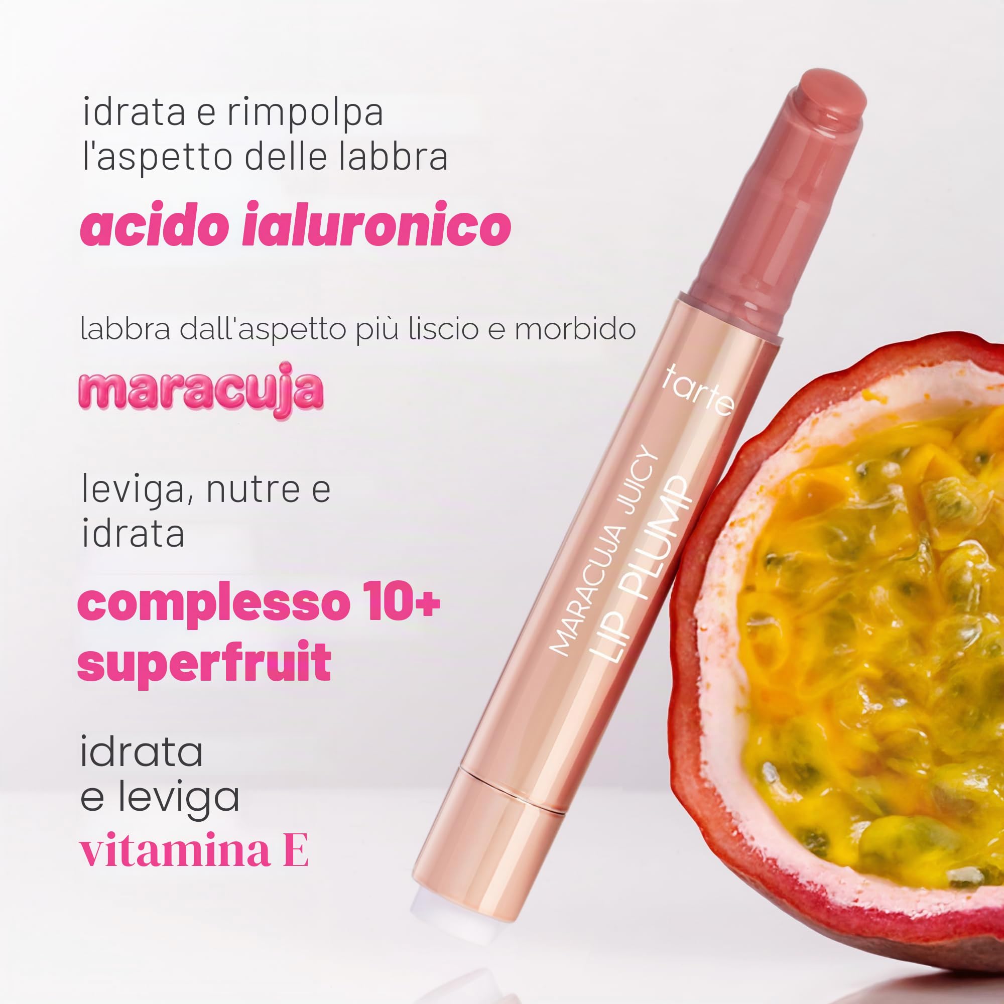 tarte Maracuja Succosa Lip Plump Caprifoglio