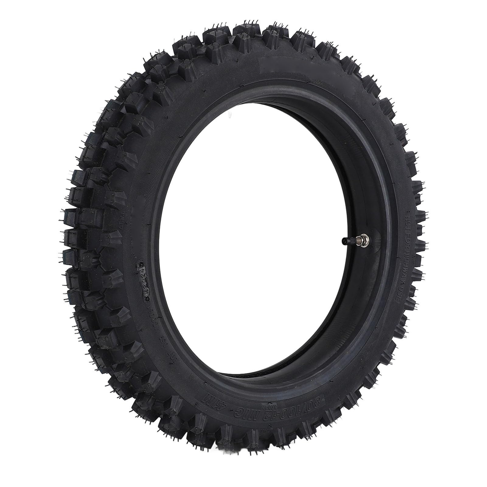 KIMISS Pneumatico per Moto Fuoristrada 3.00-12 e Kit Camera d'aria 90/100-12 per Mini Moto Cross - Aderenza e compatibilità Migliorate per le Avventure di Motocross