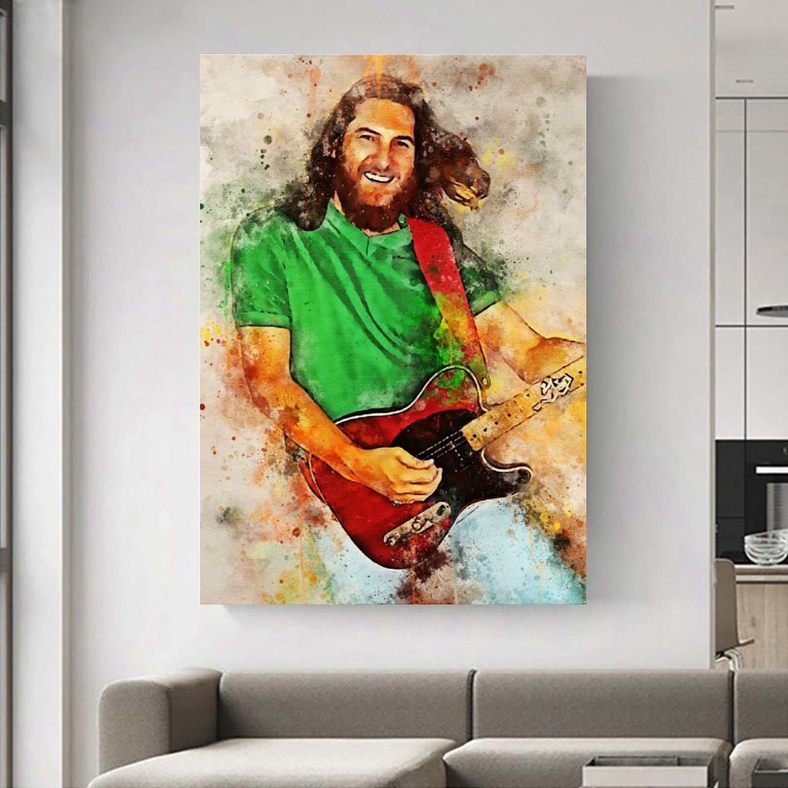 Amazon.co.jp: スティーブクロッパー絵画HD印刷キャンバスアート