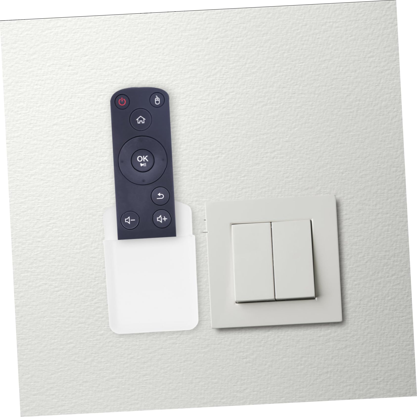 Veemoon 2 Series Colgador De Control Remoto Poseedor Montado Llave Soporte De Control Remoto De Montaje En La Pared Soporte De Pared De Soporte Remoto De Ca El Plastico 4 Piezas*2