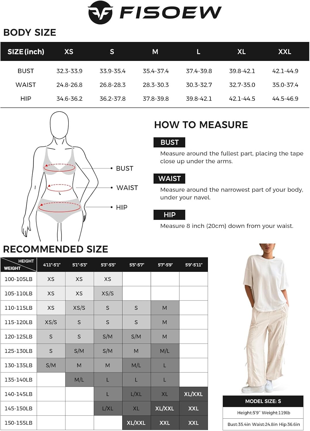 Fisoew Women’s Wide Leg Track Pants Casual Elastic Waist Bow Tie Y2K Baggy Sweatpants with Pockets - Image 6
