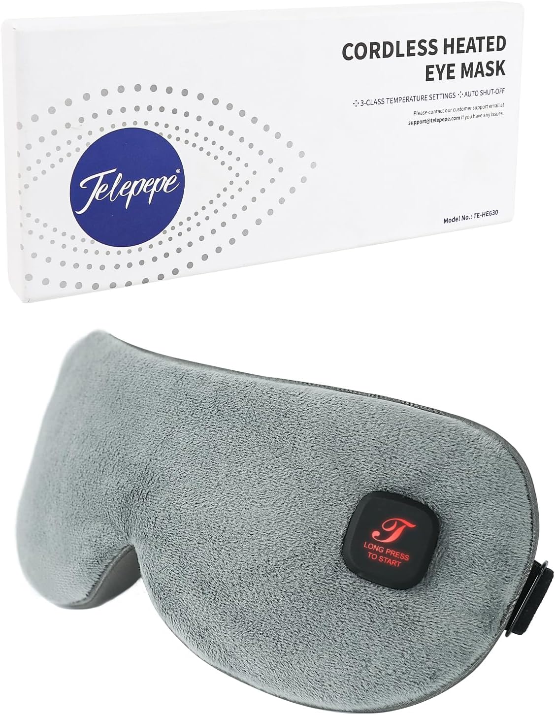 Heated Eye Mask, Heated Eye Mask Cordless, Warm Eye Compress for
