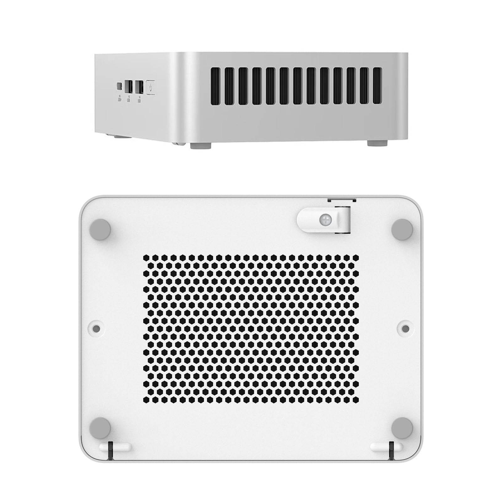 Cutesliving NUC 15 Pro+ Ultra 5 225H Mini PC, DDR5 6400MHz, Quad 4K Output, Thunderbolt 4, 14-Core 4.9GHz, 0.7L Design compatto, Ufficio/Creativo/Gaming (Barebone NO RAM, SSD & OS)