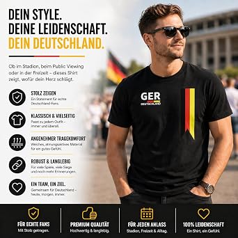 Jersey Germany World Cup 2026 T-Shirt – for Football World Cup Germany – Unisex & Extra Soft – Men & Women