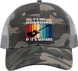 It's Not Hoarding If It's Guitars Snapback Hats Men Sport Trucker Cap