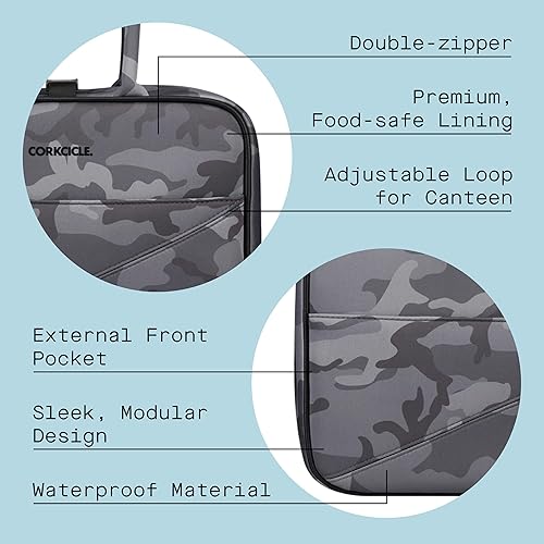 Miniatura 2 de Corkcicle Baldwin Boxer Cooler Lunch Box, Water Resistant Insulated Bag, Perfect for Traveling with Wine, Beer, Ice Packs, and Lunches