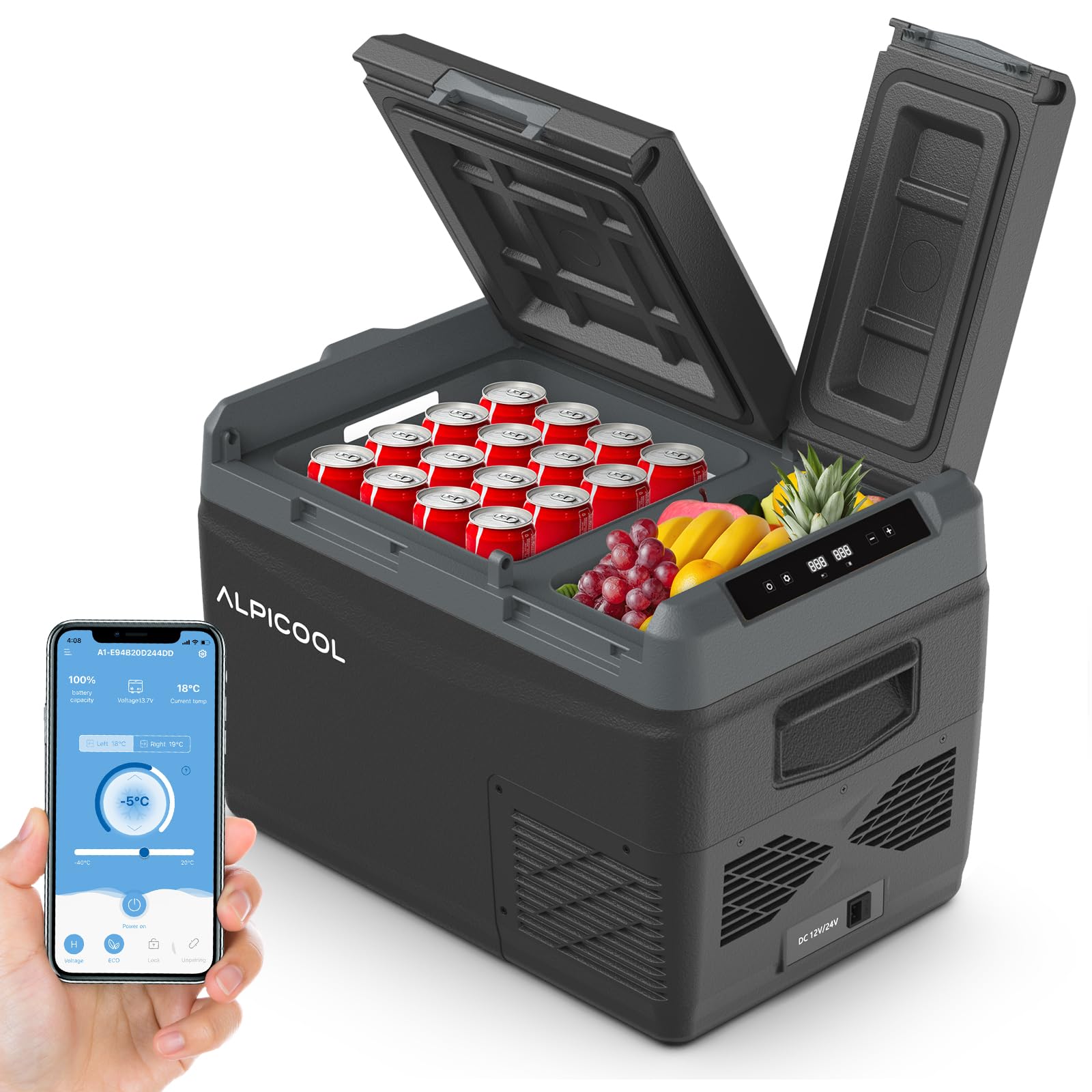 alpicool kls38 31l réfrigérateur de