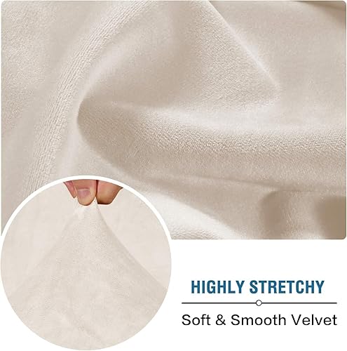 Miniatura 5 de Funda de cojín elástica de terciopelo para sofá, funda de cojín de felpa para silla, sofá biplaza o sofá, protector de muebles, cojín de asiento