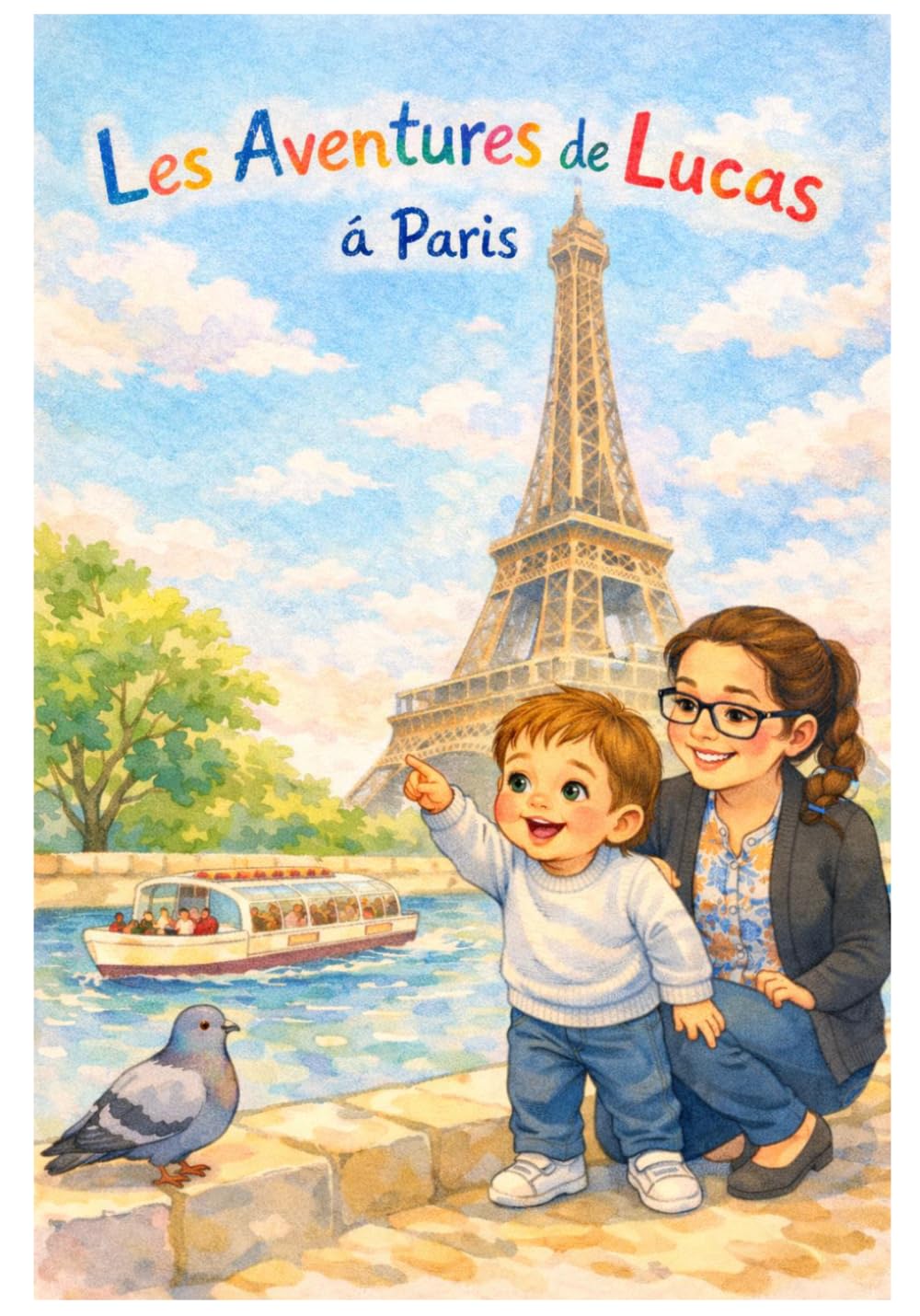 Les Aventures de Lucas - Tome 1 : Une journée à Paris: Une aventure tendre et colorée pour les enfants de 3 à 7 ans