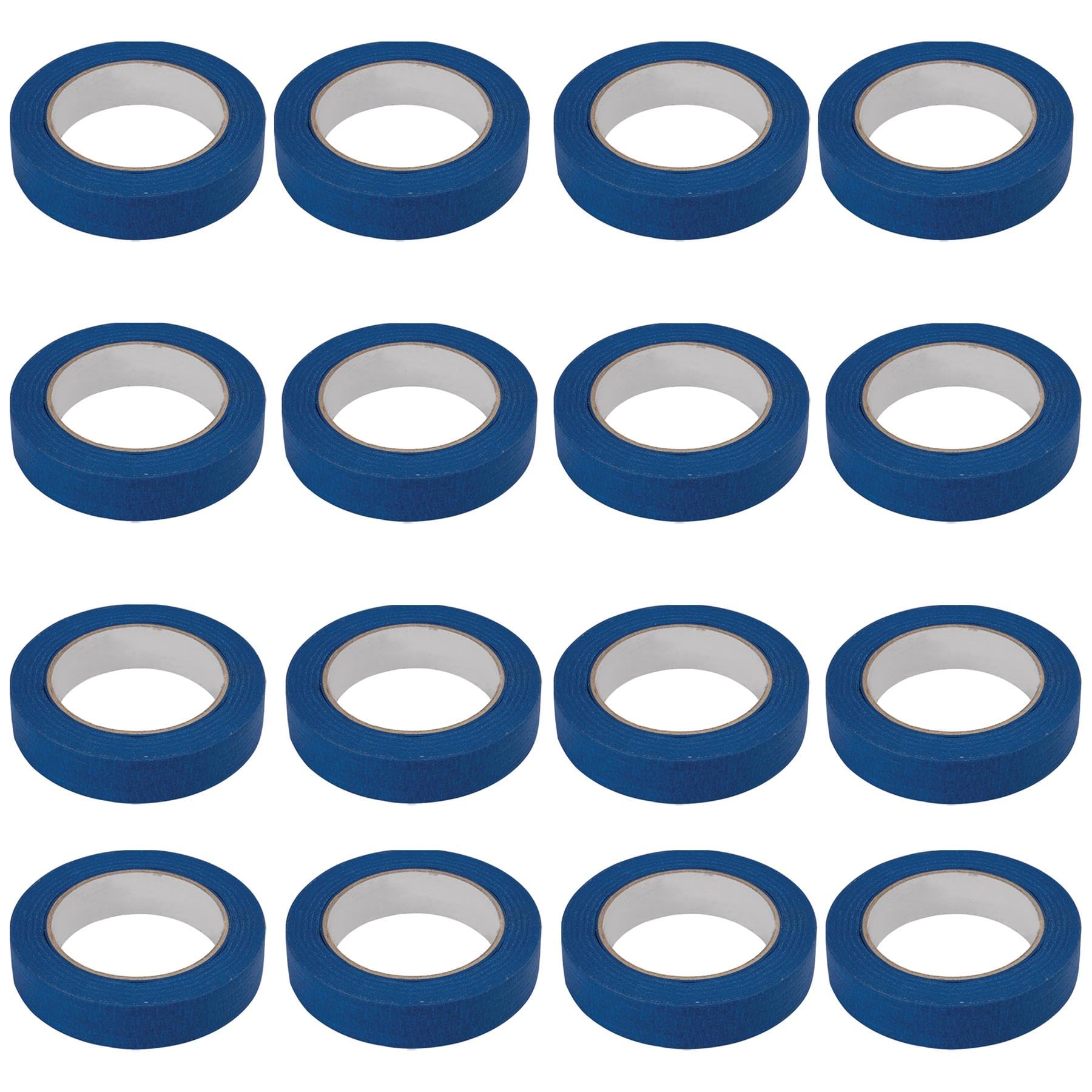 Dapetz® - Cinta adhesiva adhesiva (48 unidades, 25 mm x 50 m), color azul