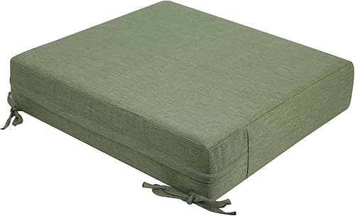 Miniatura 7 de Magpie Fabrics Juego de 2 fundas de cojín para patio (solo funda de repuesto, sin relleno), funda de cojín impermeable para interiores y exteriores