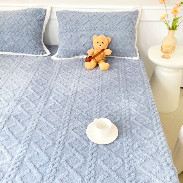 Juego De Sábanas De Franela De Terciopelo Suave, Tamaño Queen, 4 Piezas, Bolsillo Profundo Con Forro Polar Antibolitas, Cálido Y Antiestático Para Máxima Comodidad, Ropa De Cama De Invierno | Bodega Aurrera