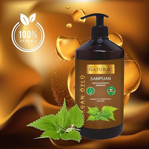 Miniatura 5 de Champú para el cabello con extracto de ortiga  Champú orgánico para el cuidado del cabello  Previene la pérdida de cabello promueve el crecimiento y