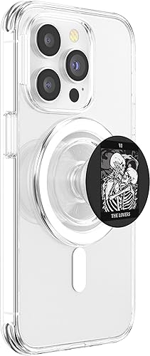 Miniatura 3 de The Lovers - Tarjeta de tarot de esqueleto oculta, gótica, gótica, para Halloween, PopSockets MagSafe PopGrip para iPhone