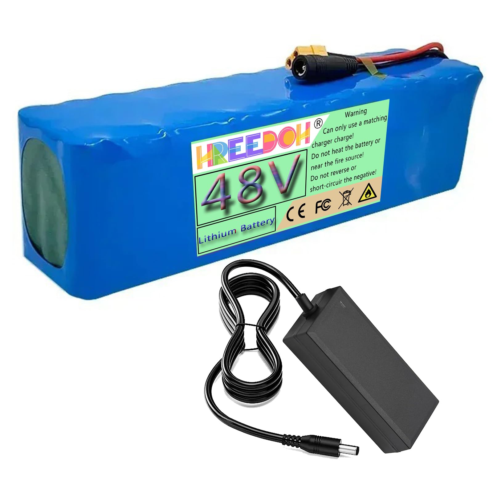 Amazon | FREEDOH 48V リチウムイオンバッテリー 48V 5Ah 7.5Ah 10Ah