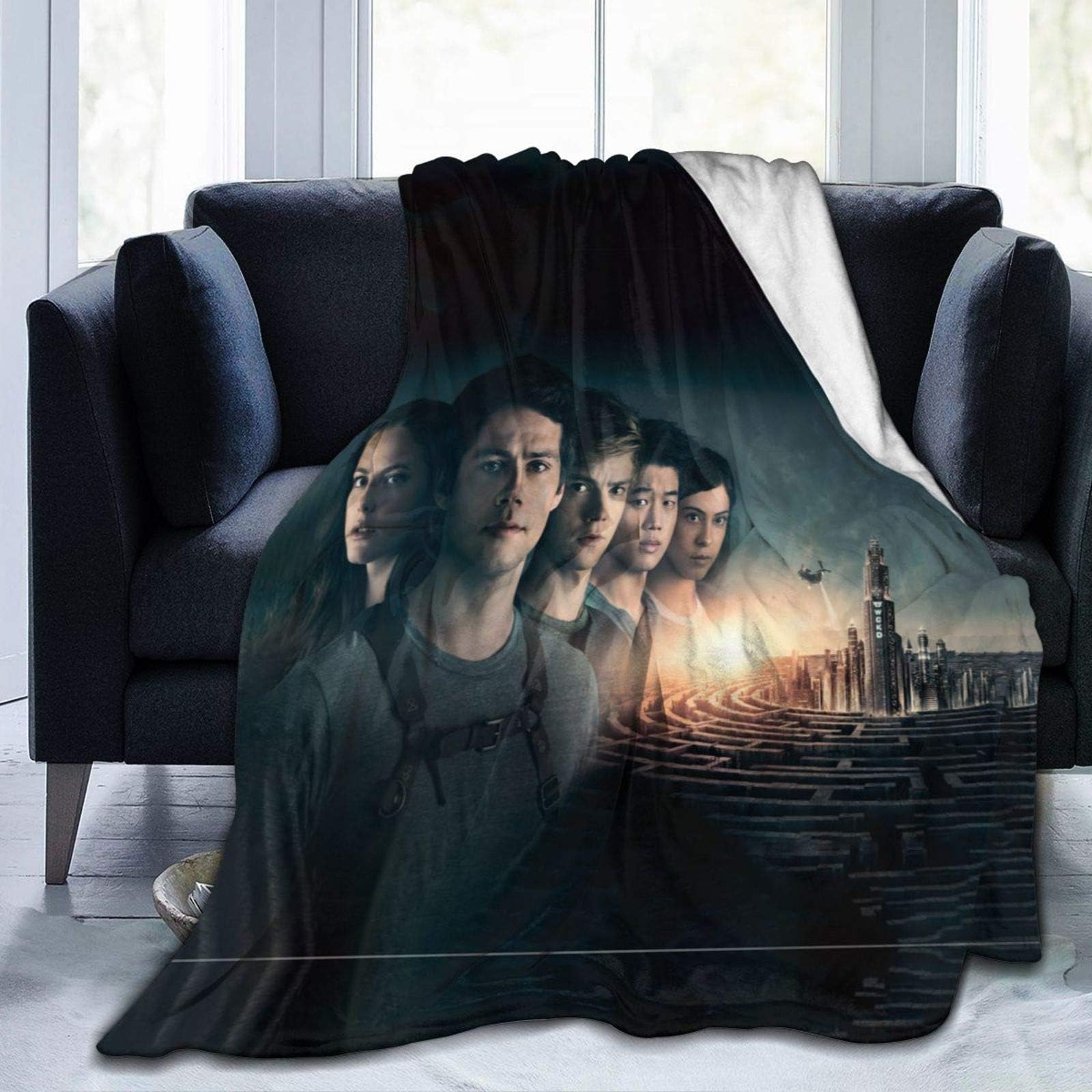 The Maze Runner Soft and Warm Throw Blanket Plush Bed Couch Living Room Fleece Blanket 50"X40"60"X50"80"X60"