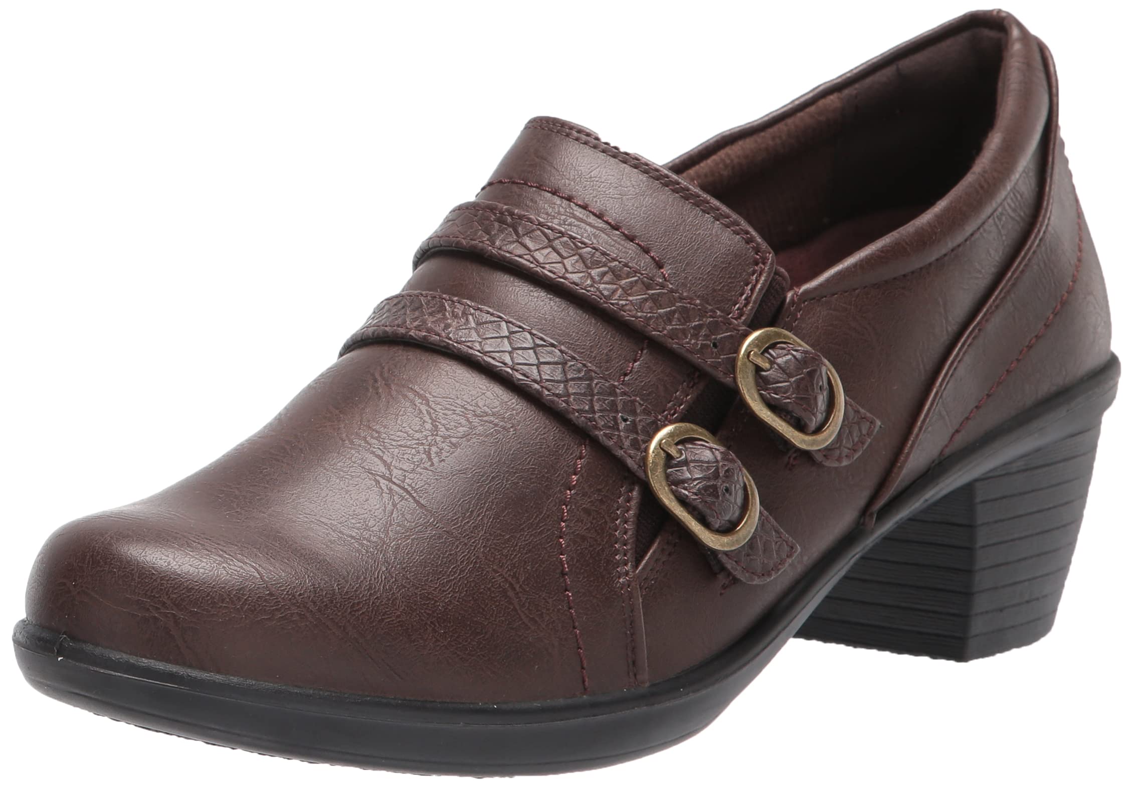 Easy Street womens Stroll Double Buckle Bootie