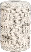 Vista 13 de Cuerda de cordel de algodón de 500 pies para carniceros de cocina, cordel de cocina para manualidades, asado, envoltura de regalos, decoración