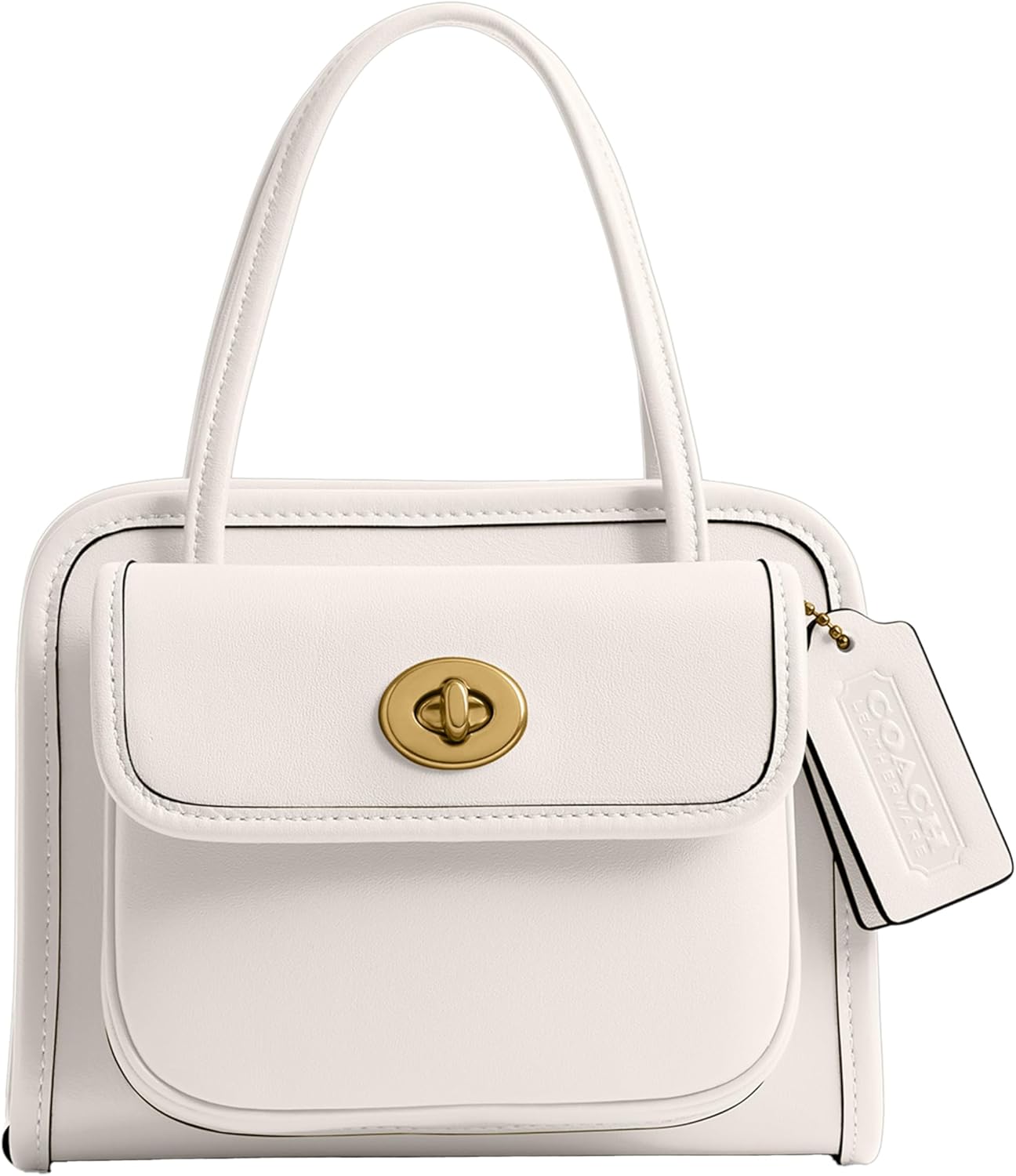 可愛いサイズ♡【Coach】サファリ レザー プチバッグ Amazon | コーチ サファリトート, B4/チョーク, One Size