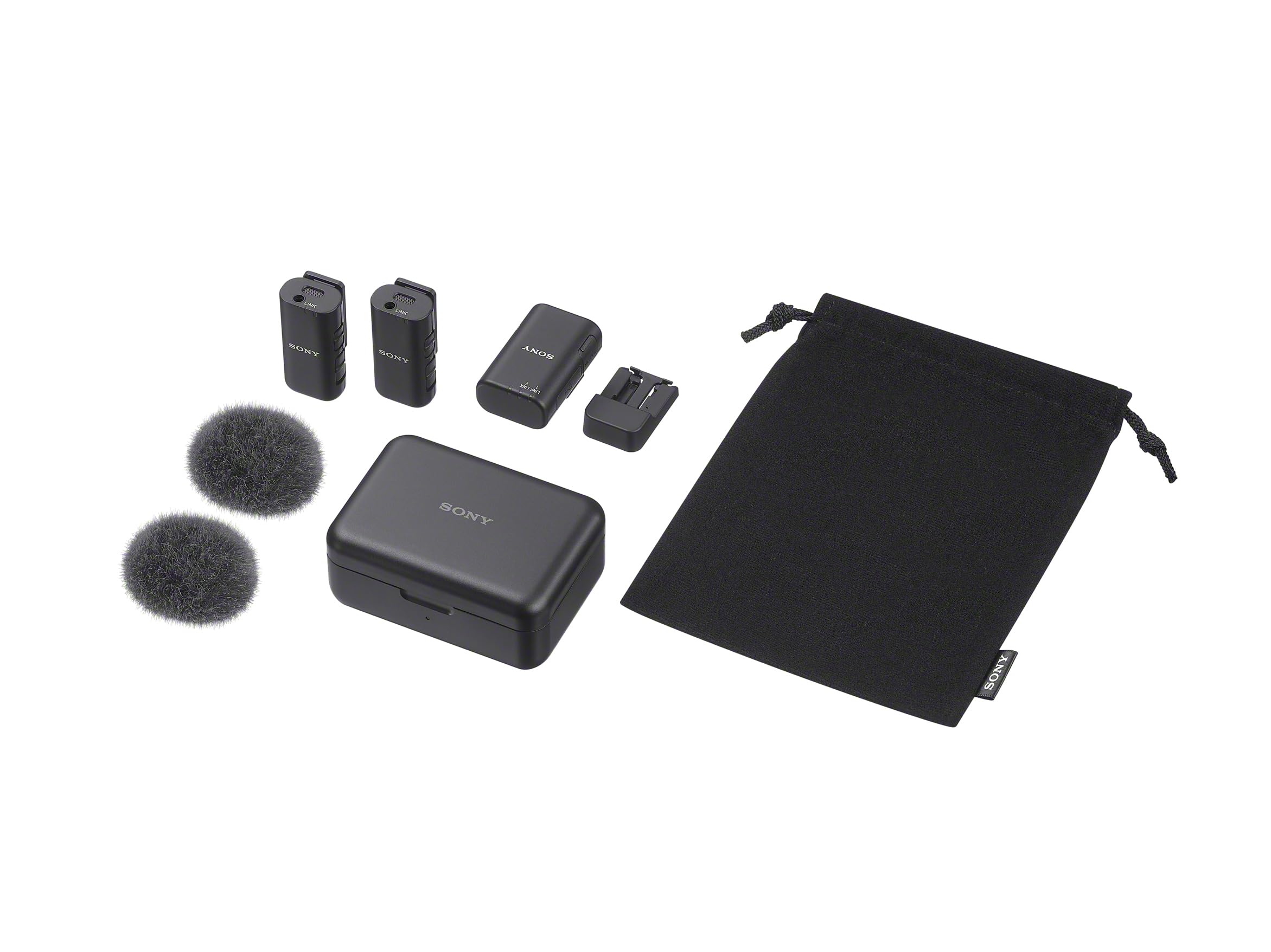 Sony ECM-W3 – Microfono Wireless a Mano e Lavalier, Trasmissione Audio Stabile e Senza Fili, Adatto a Eventi, Presentazioni, Videomaking e Riprese Professionali