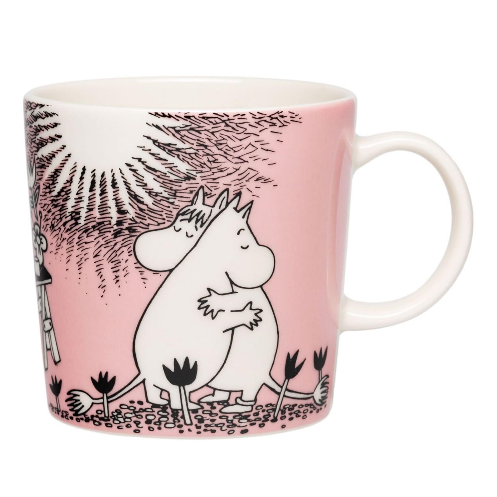Arabia Moomin Classic Love 30th Anniversary Mug Pink 10oz Boxed Finland