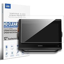 Tempered Glass Screen Protector Designed for Garmin GPSMAP 8412/8412xsv 8612/8612xsv Marine Chartplotter 12 Inch Touchscreen HD Clear
