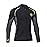 Wetsuit Top Men\'s 1.5mm Neoprene Wetsuits Jacket,Front Zipper Long Sleeves Diving Suit for Swimming,Snorkeling,Surfing,Scuba Diving (Black, 2XL)