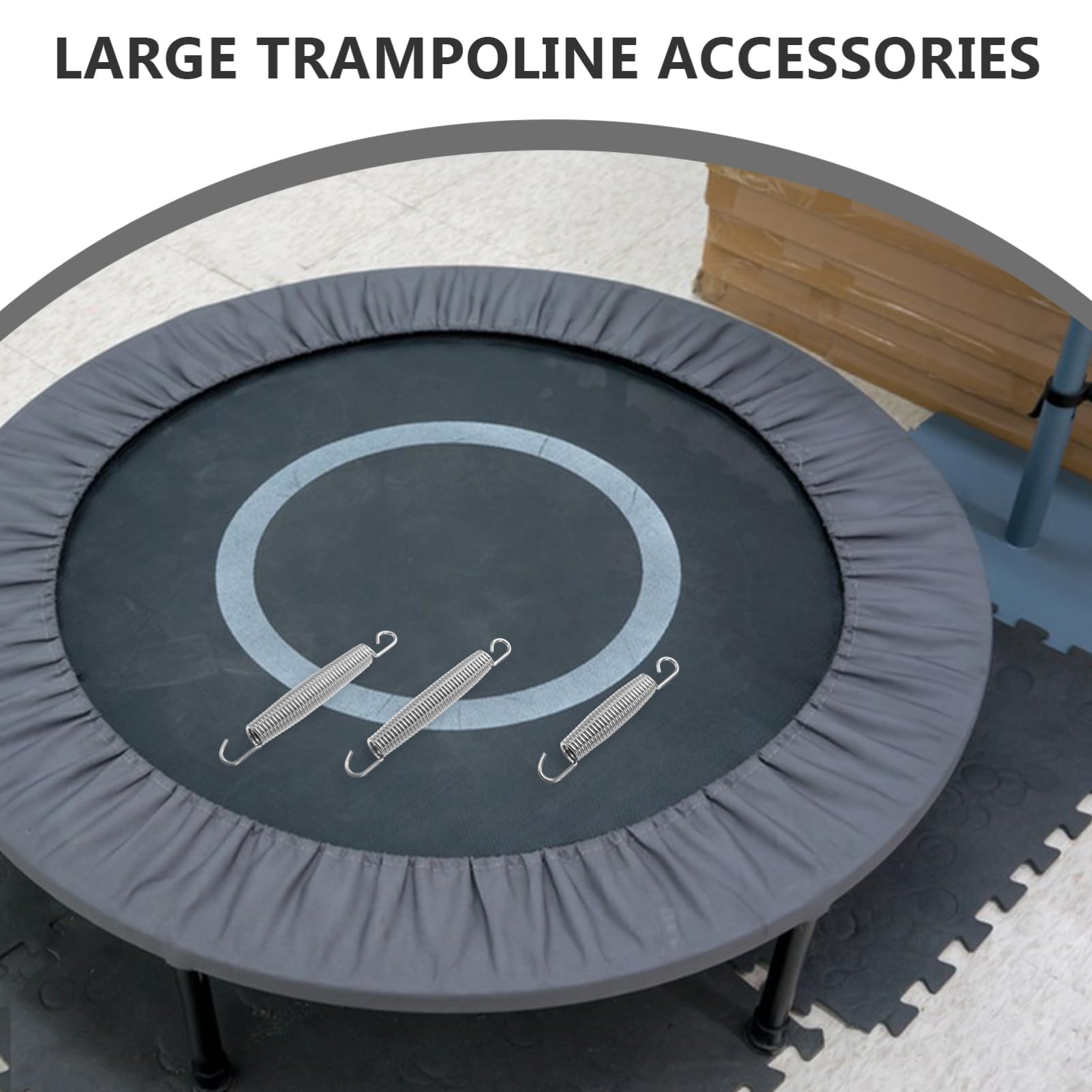 Happyyami 1satz Trampolinfedern Mit T-Haken Universelle Ersatzfedern Strapazierfähige Hochleistungsfedern Für Innen Und Außentrampoline Langlebige Trampolin-zubehörteile Längen