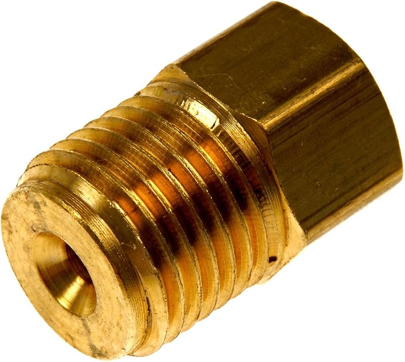 Adaptador duplo para linha de freio Dorman 490-543.1, fêmea 3/16" para macho 9/16-18 – 1 unidade