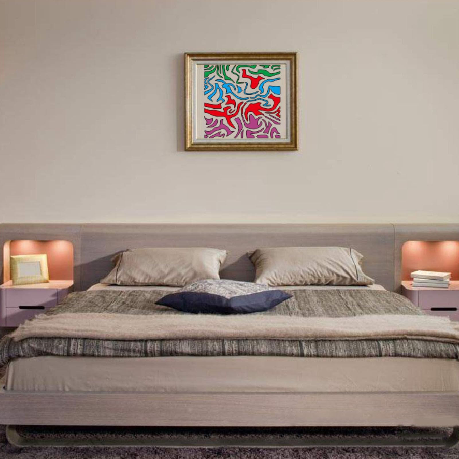 3 pezzi Stencil per ptura a nuvola grande Stencil da parete di 2 dimensioni per la decorazione della camera da letto in plastica per la ptura su mobili in tessuto per piastrelle