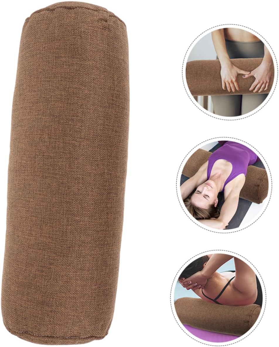 Pillow for Yoga Ergonomic Lumbar Pillow Yoga Equipment Cotton for Meditation Relaxation