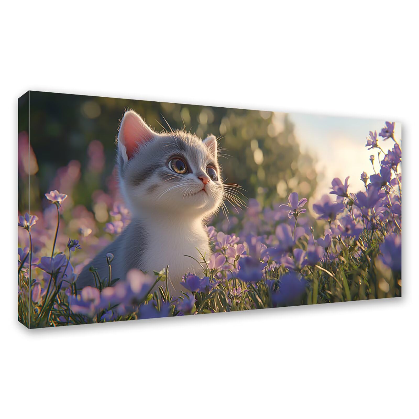 Diamond Painting Grande 200x100cm Gato Diamond Painting Adultos, DIY Animal Pintura de Diamante Manualidades Adultos, 5D Cuadrado Rhinestone Bordado Punto de Cruz para Home Decoration Regalo 0J-41