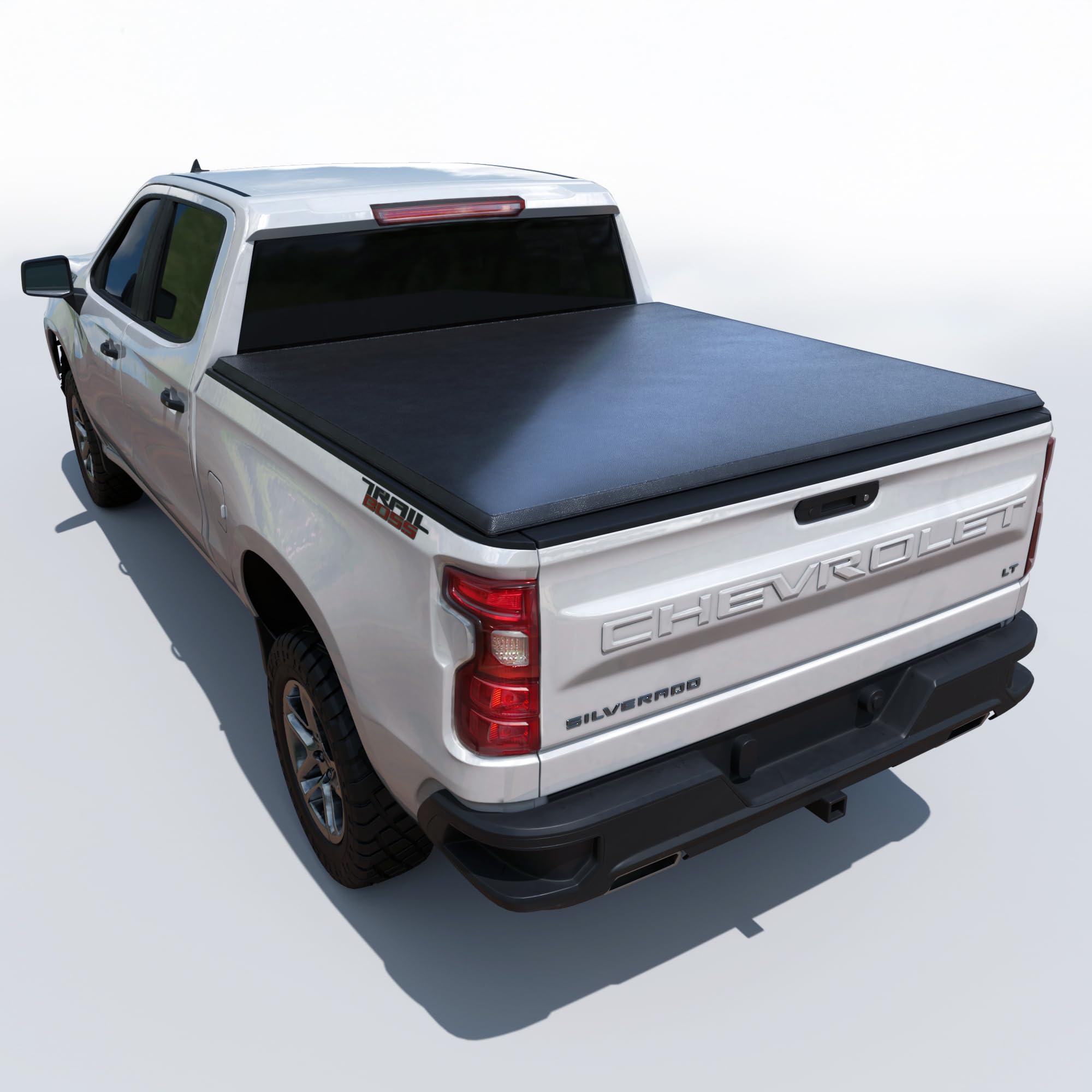Soft Folding Truck Bed Tonneau Cover |TSTF029|Fits 2019-2025 Chevy Silverado/GMC Sierra 5'10" Bed (69.9")