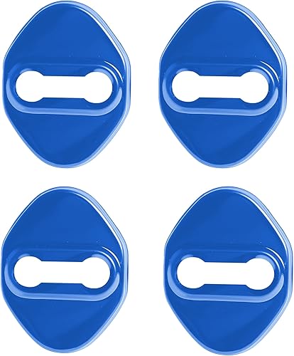 Cerradura de puerta Protector de cubierta para Honda Civic Accord City CRV CR-V XR-V HR-V UR-V Odyssey Crosstour Pilot Vezel 4pcs Azul