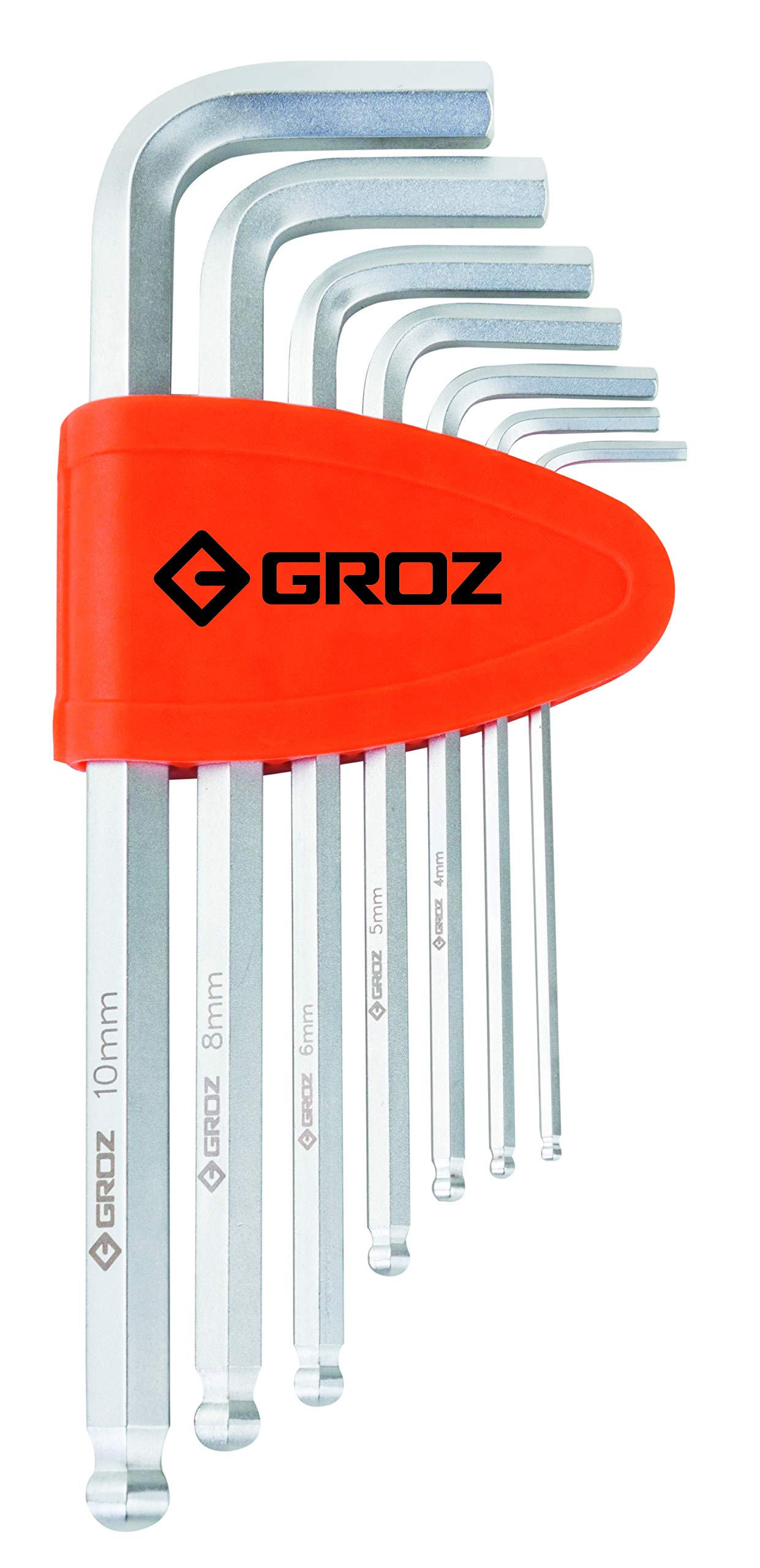 GROZ ALN/HX-BL/7L/GRZ, S2 Steel, 7 Piece Set Hex Keys , Long, Ball End For Mechanics And Technicians (B079RR7KNJ) Amazon Price History, Amazon Price Tracker