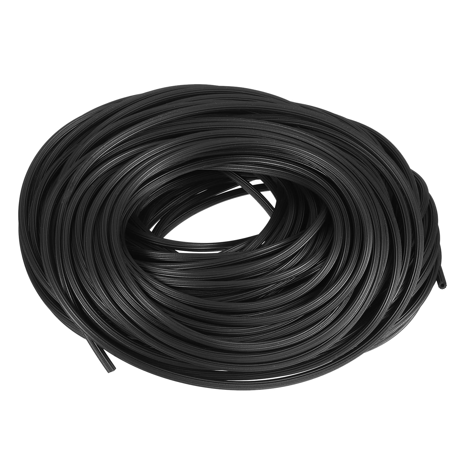 sourcing map Screen Spline, 0.16"x100FT Round Window Screen Repair Retainer Spline for Door Window Screens Replacement, Black