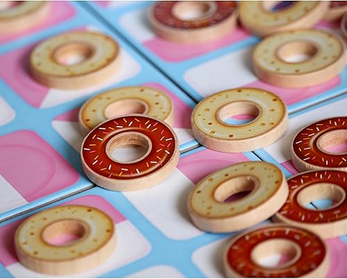 Miniatura 4 de Donuts - The Tasty & Tactical Clash para 2 jugadores, juego de mesa de colocación, juego abstracto para adultos y familiares, a partir de 8 años,