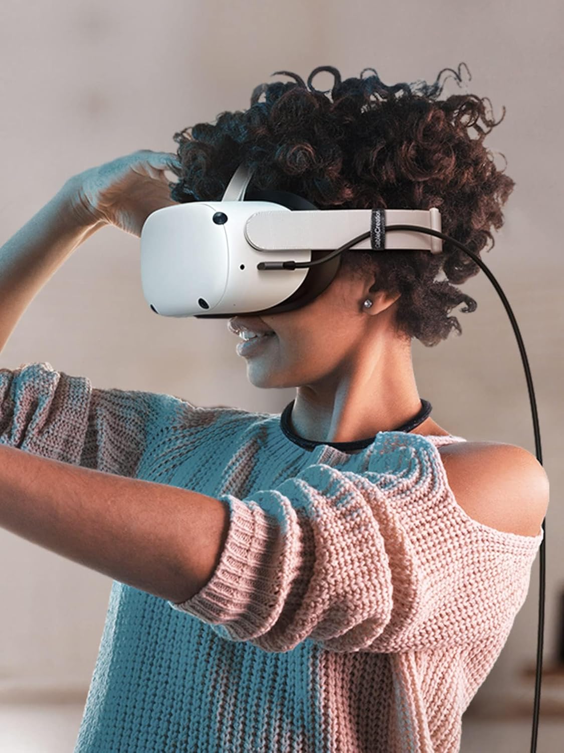 CableCreation 16FT USB to USB C 3.1 Link Cable Compatible with Meta Quest Pro/Quest3/Quest2/Pico4, 5Gbps Highly Speed VR Headsets Accessories Gaming PC, 5 Meters