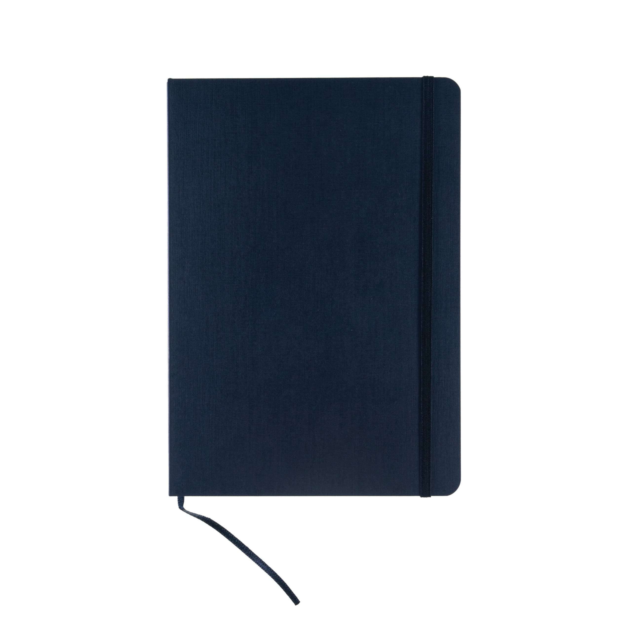 Cahier relié A5 pois Fabriano Ecoqua Plus bleu marine carnet de notes bullet journal