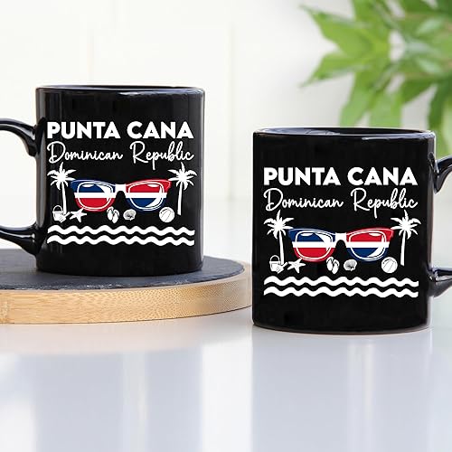 Miniatura 2 de -11Oz- Taza de café Punta Cana República Dominicana, Punta Cana República Dominicana, recuerdo de la República Dominicana, taza de cerámica